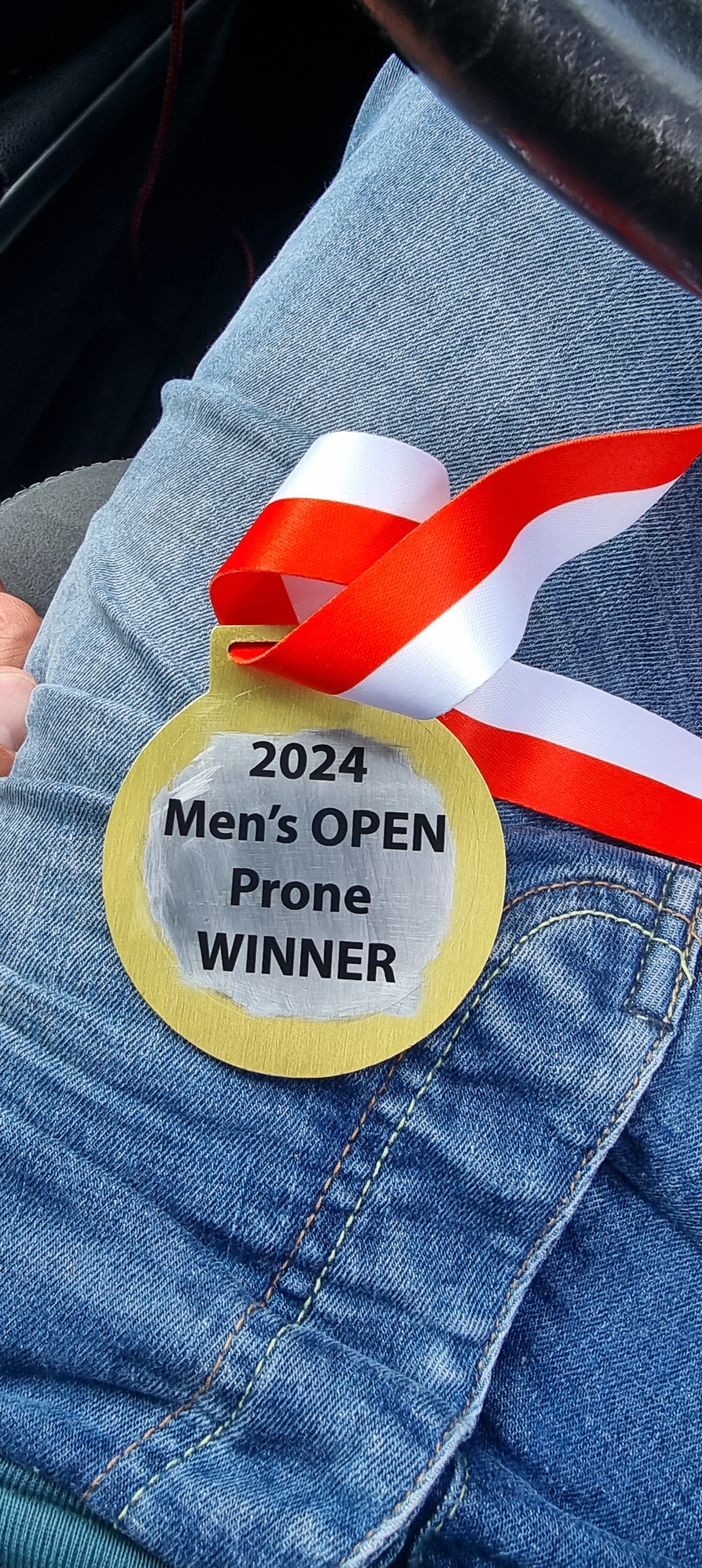 winning medal parasurfing england championships gold prone open
